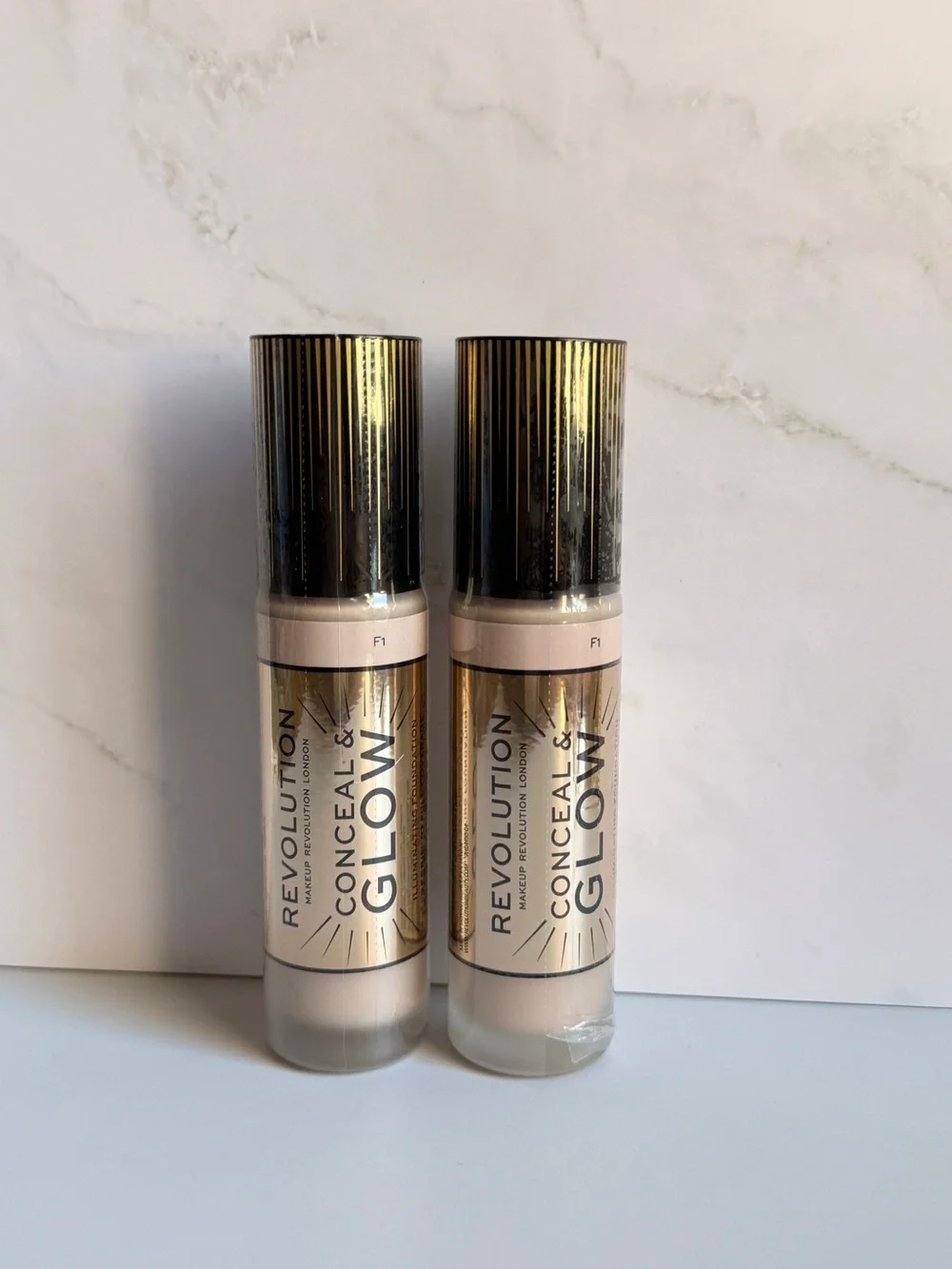 NEW Revolution Conceal & Glow Foundation F1 | Full Size | Multiple Available